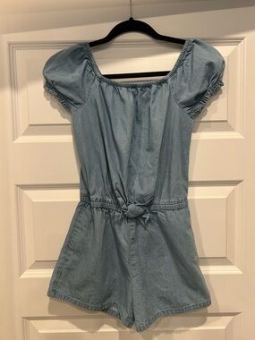Gap Kids Light Blue Denim Girls' Romper